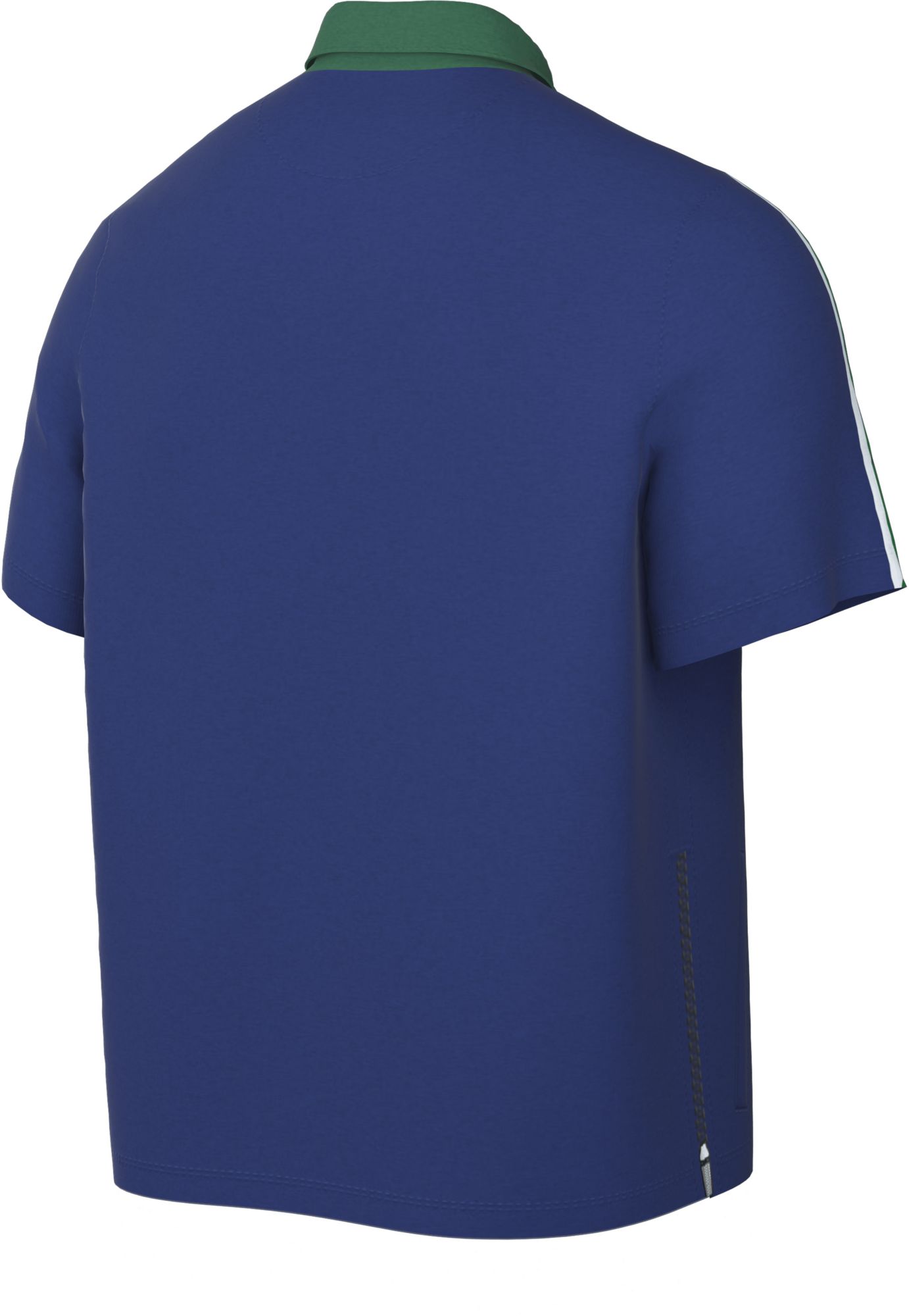 Nike Men's 2021-22 City Edition Dallas Mavericks Blue Full Showtime Full Zip Short Sleeve Jacket product image