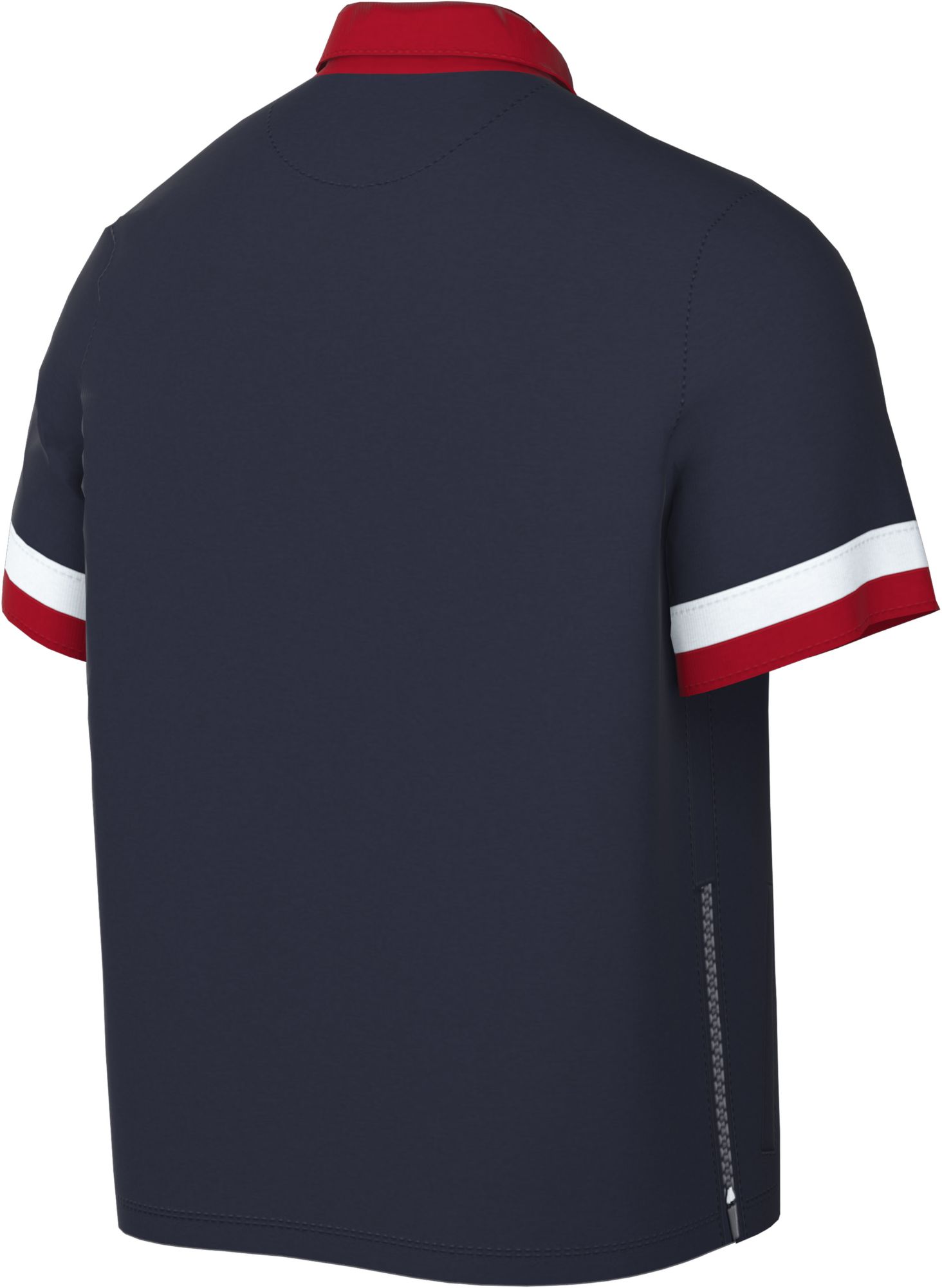 Nike Men's 2021-22 City Edition Philadelphia 76ers Blue Showtime Short Sleeve Jacket product image