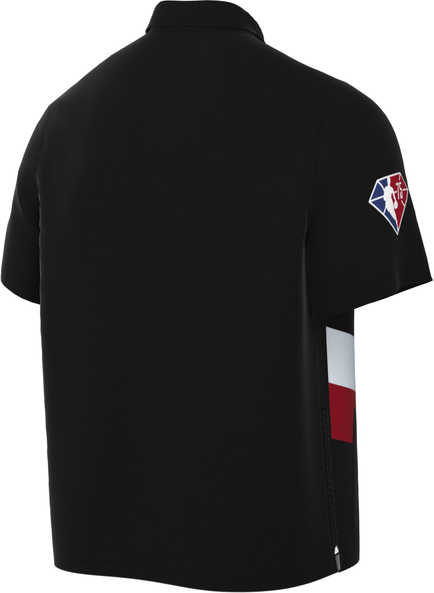 Nike Men's 2021-22 City Edition Portland Trail Blazers Black Full Showtime Full Zip Short Sleeve Jacket product image