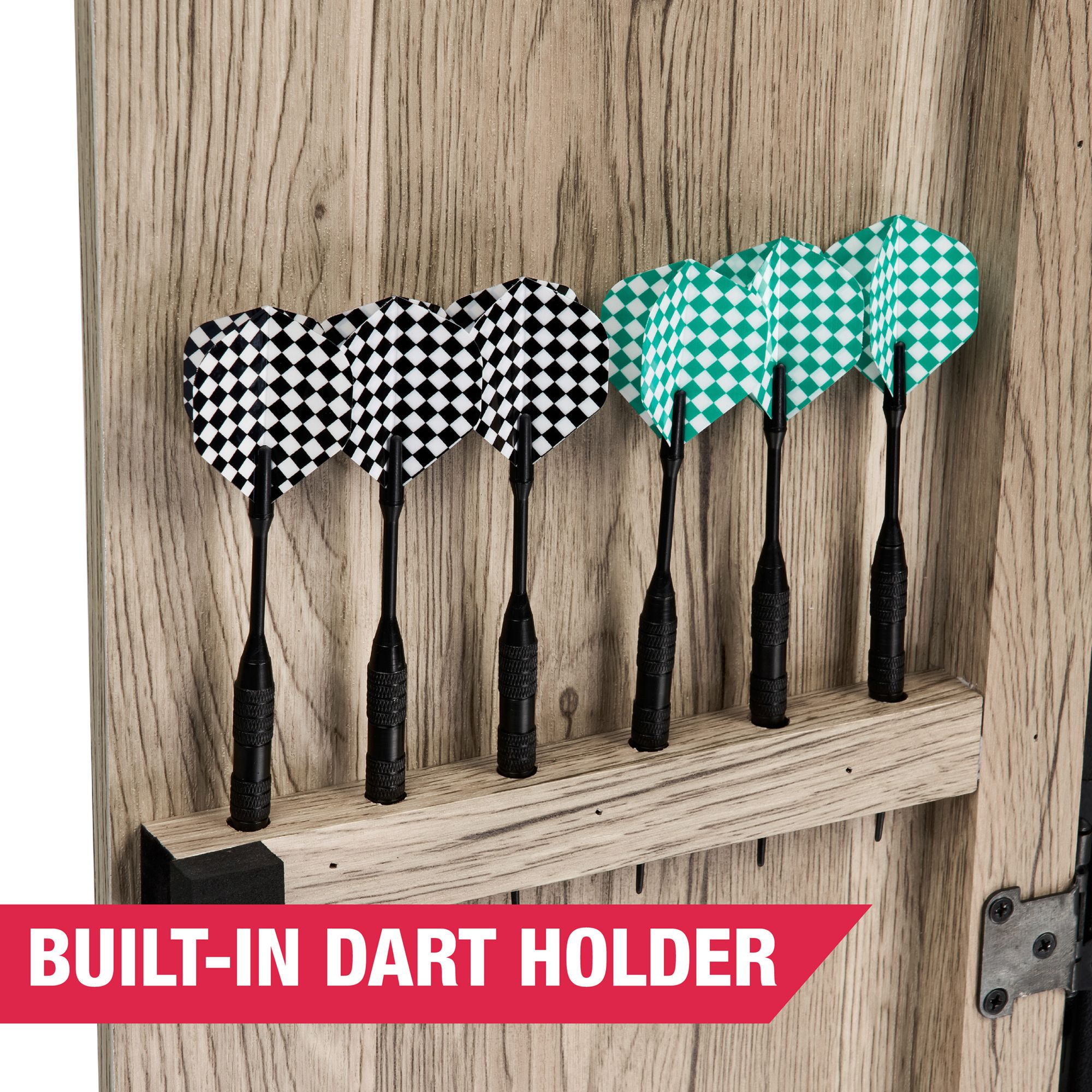 Medal Sports Elmhurst Electronic Dartboard Cabinet product image