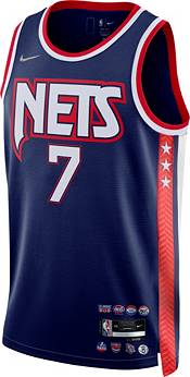 Nike Men's 2021-22 City Edition Brooklyn Nets Kevin Durant #7 Blue Dri-FIT Swingman Jersey product image