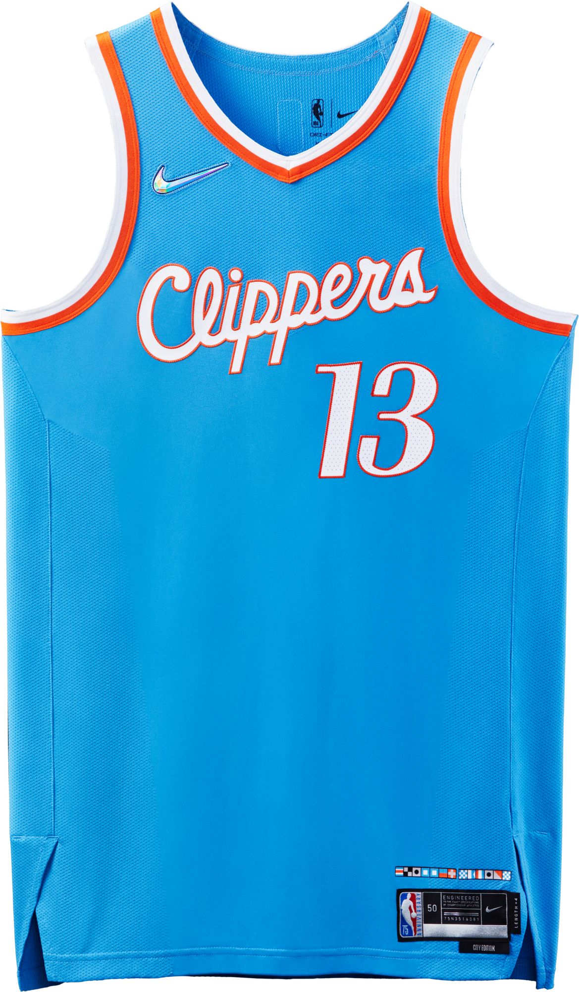 Nike Adult 2021-22 City Edition Los Angeles Clippers Paul George #13 Jersey product image