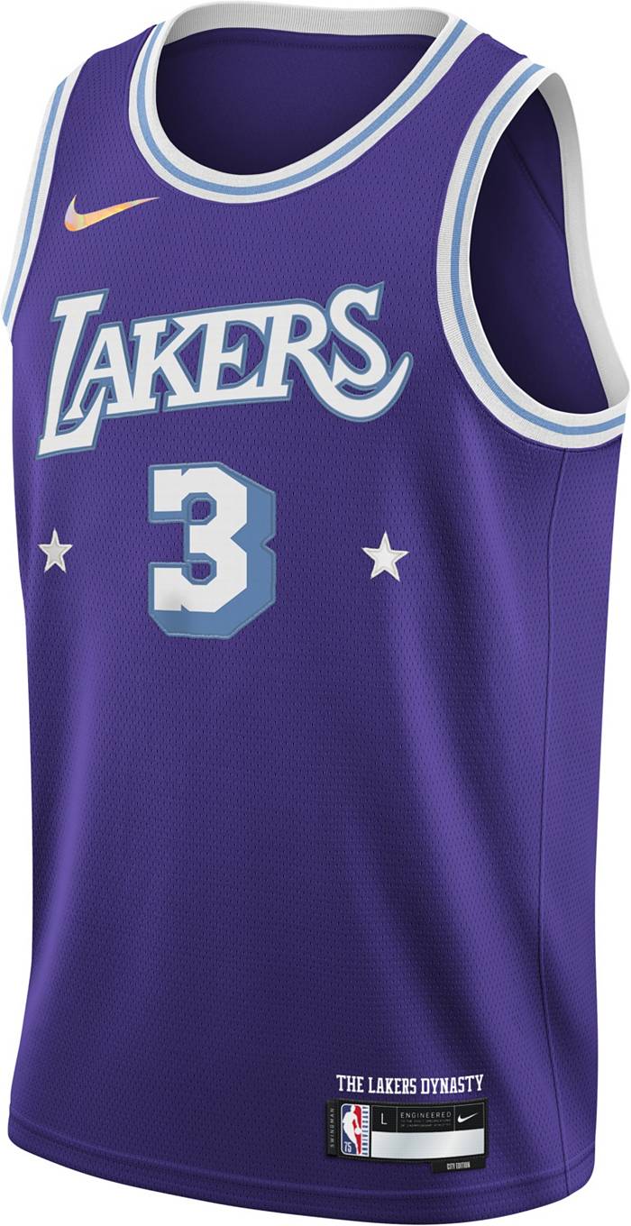 Men's Los Angeles Lakers LeBron James Nike Purple 2021/22 Swingman