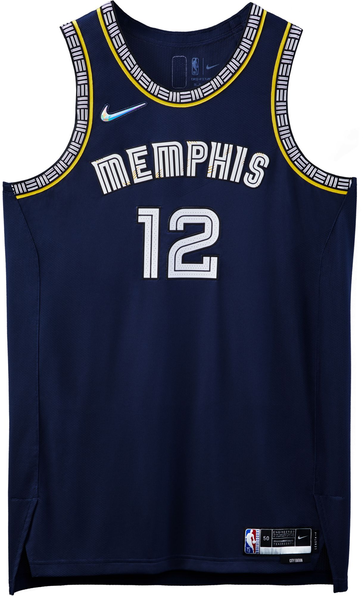 Nike Adult 2021-22 City Edition Memphis Grizzlies Ja Morant #12 Jersey product image