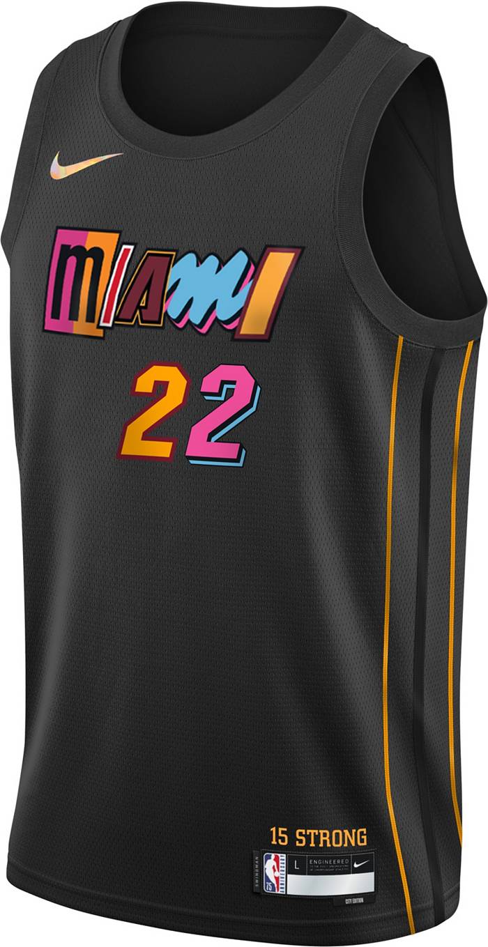 2021 Nike Heat Jimmy Butler #22 black City Jersey