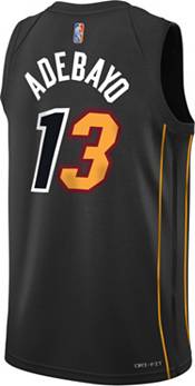Nike Men's 2021-22 City Edition Miami Heat Bam Adebayo #13 Black Dri-FIT Swingman Jersey product image
