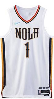 Youth Nike Zion Williamson White New Orleans Pelicans 2020/21 Swingman  Jersey - City Edition