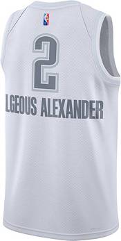 Nike Men's 2021-22 City Edition Oklahoma City Thunder Shai Gilgeous-Alexander #2 White Dri-FIT Swingman Jersey product image
