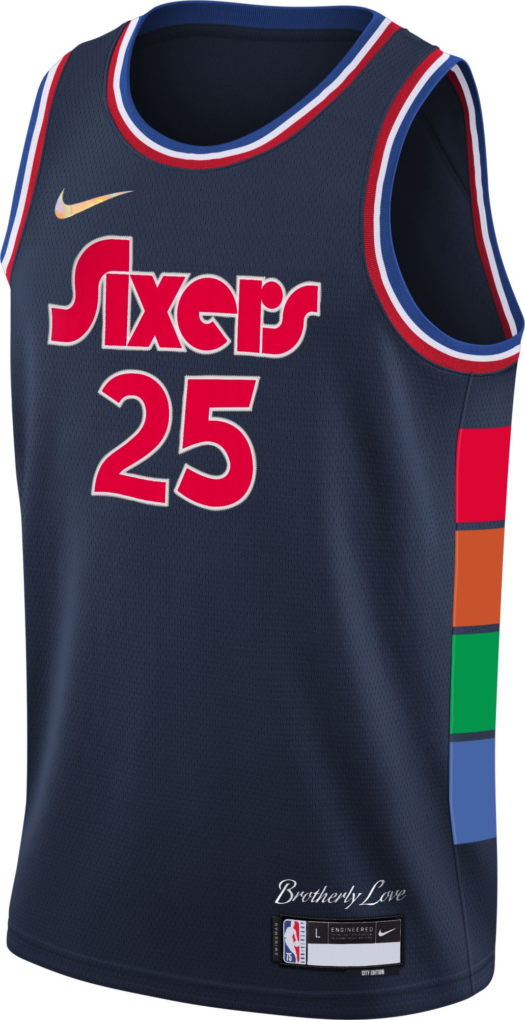 Nike Adult 2021-22 City Edition Philadelphia 76ers Ben Simmons #25 Jersey product image