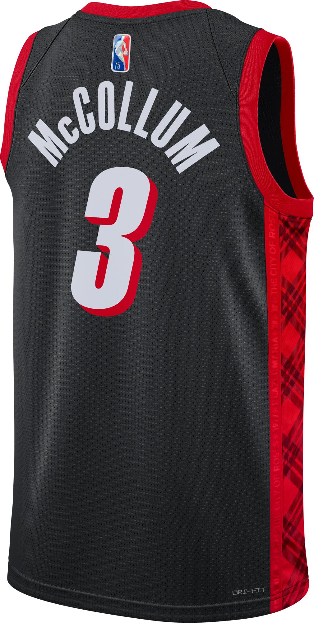 Nike Adult 2021-22 City Edition Portland Trail Blazers CJ McCollum #3 Jersey product image