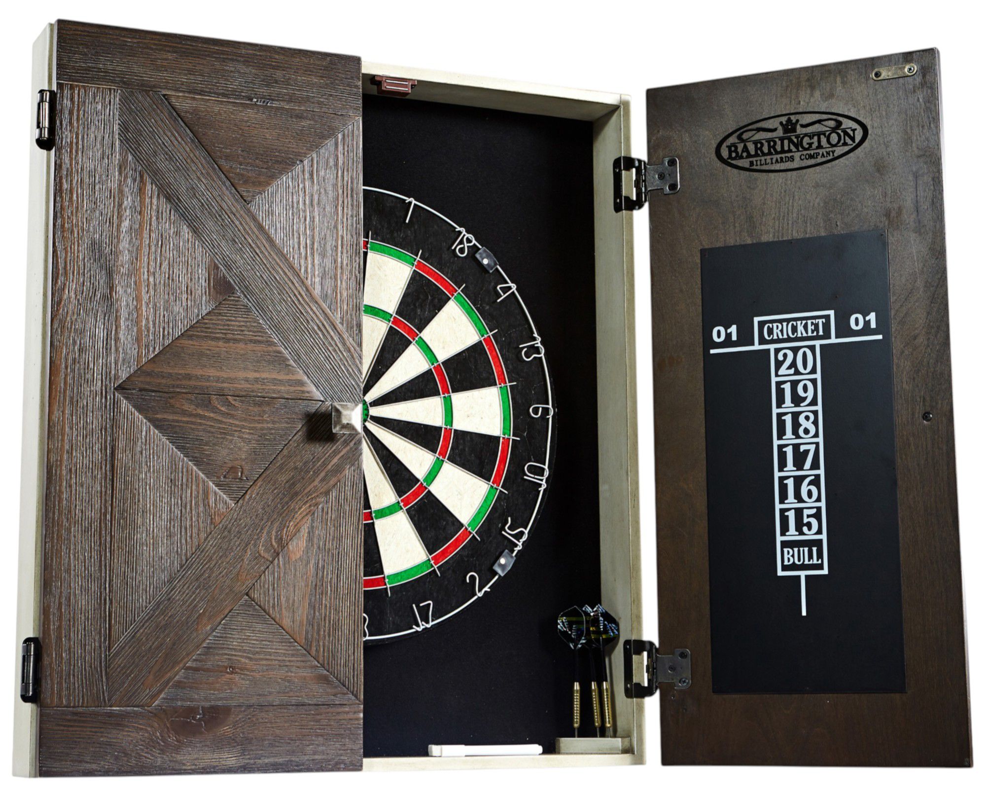 Barrington Billiards Bellevue Dartboard and Cabinet product image