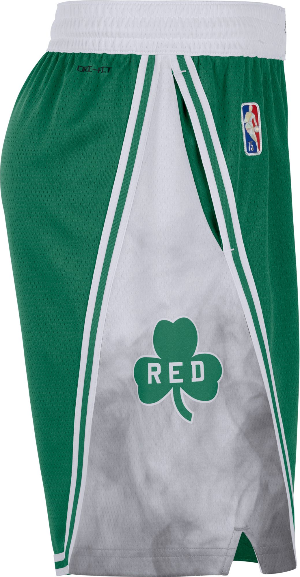 Nike Men's 2021-22 City Edition Boston Celtics Green Dri-Fit Swingman Shorts product image