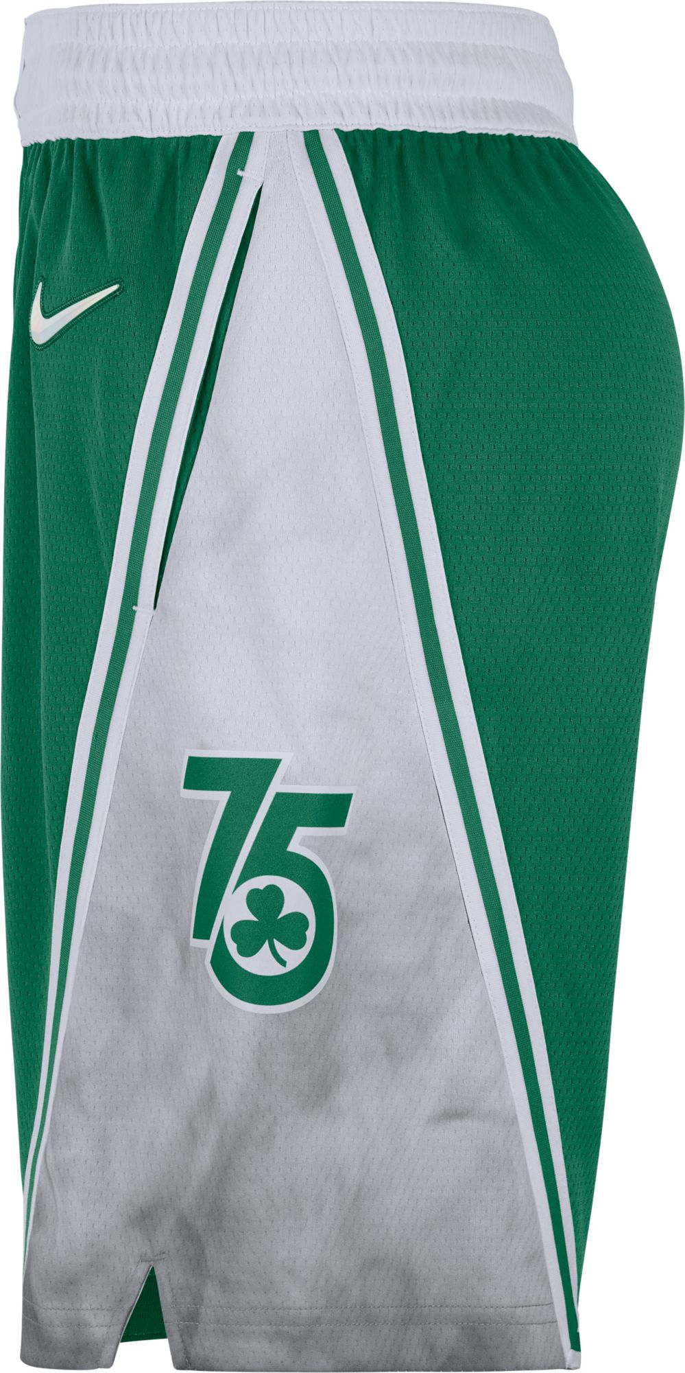 Nike Men's 2021-22 City Edition Boston Celtics Green Dri-Fit Swingman Shorts product image