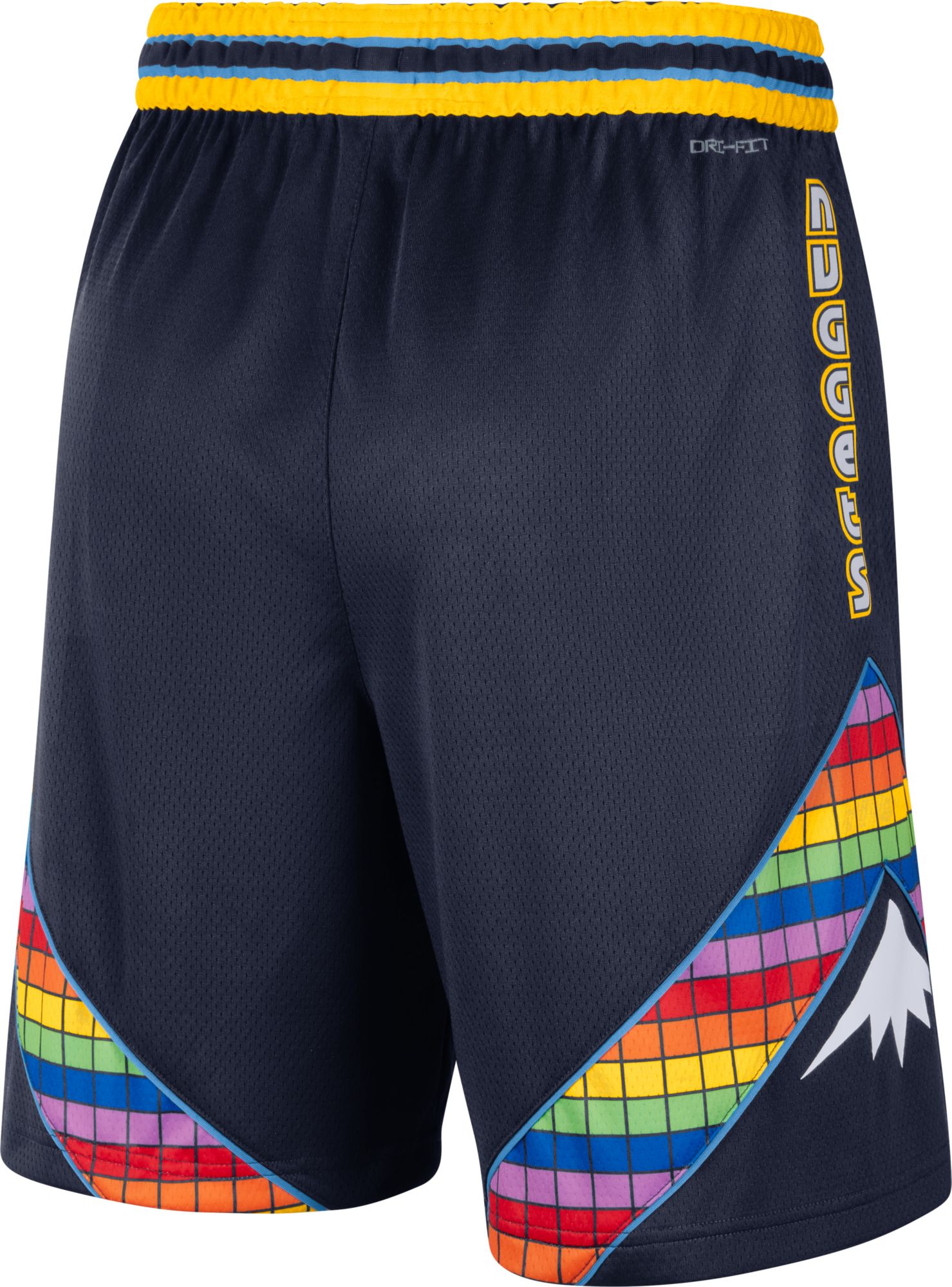 Nike Men's 2021-22 City Edition Denver Nuggets Blue Dri-Fit Swingman Shorts product image
