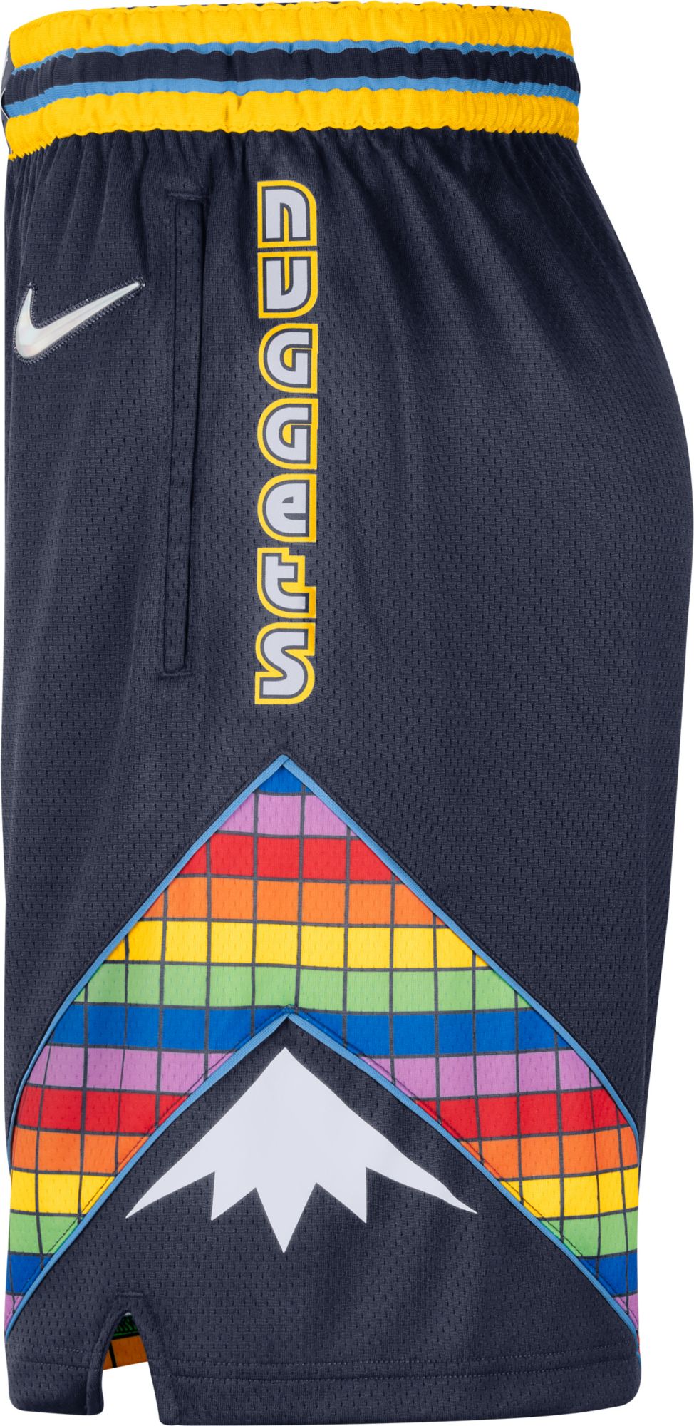 Nike Men's 2021-22 City Edition Denver Nuggets Blue Dri-Fit Swingman Shorts product image