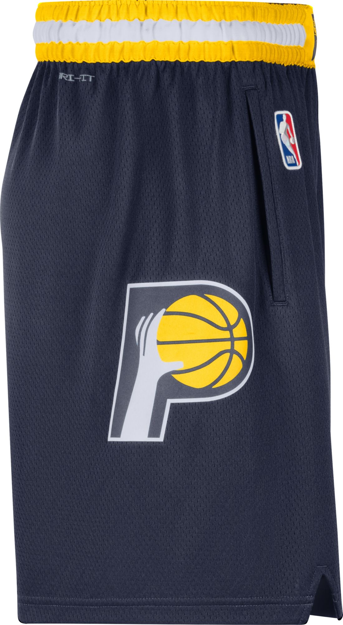Nike Men's 2021-22 City Edition Indiana Pacers Blue Dri-Fit Swingman Shorts product image