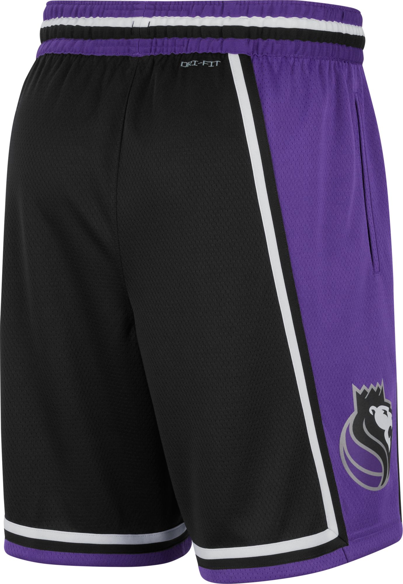 Nike Men's 2021-22 City Edition Sacramento Kings Black Dri-Fit Swingman Shorts product image