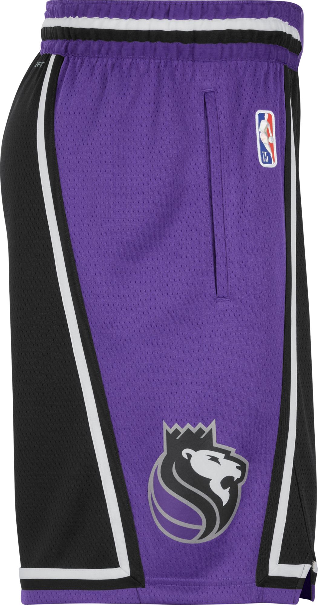 Nike Men's 2021-22 City Edition Sacramento Kings Black Dri-Fit Swingman Shorts product image