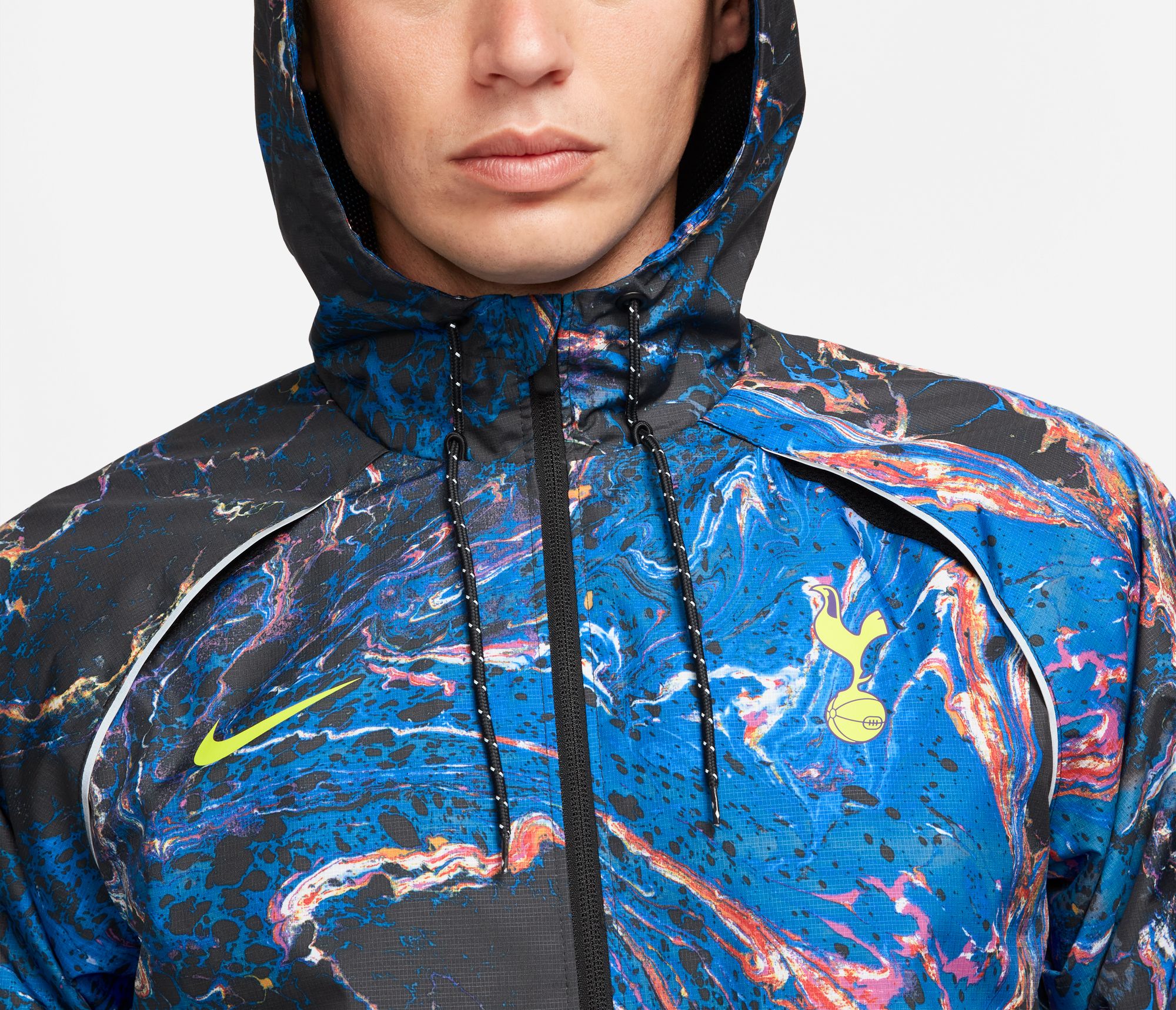 Nike Tottenham Hotspur Splatter Blue/Black AWF GX Jacket product image