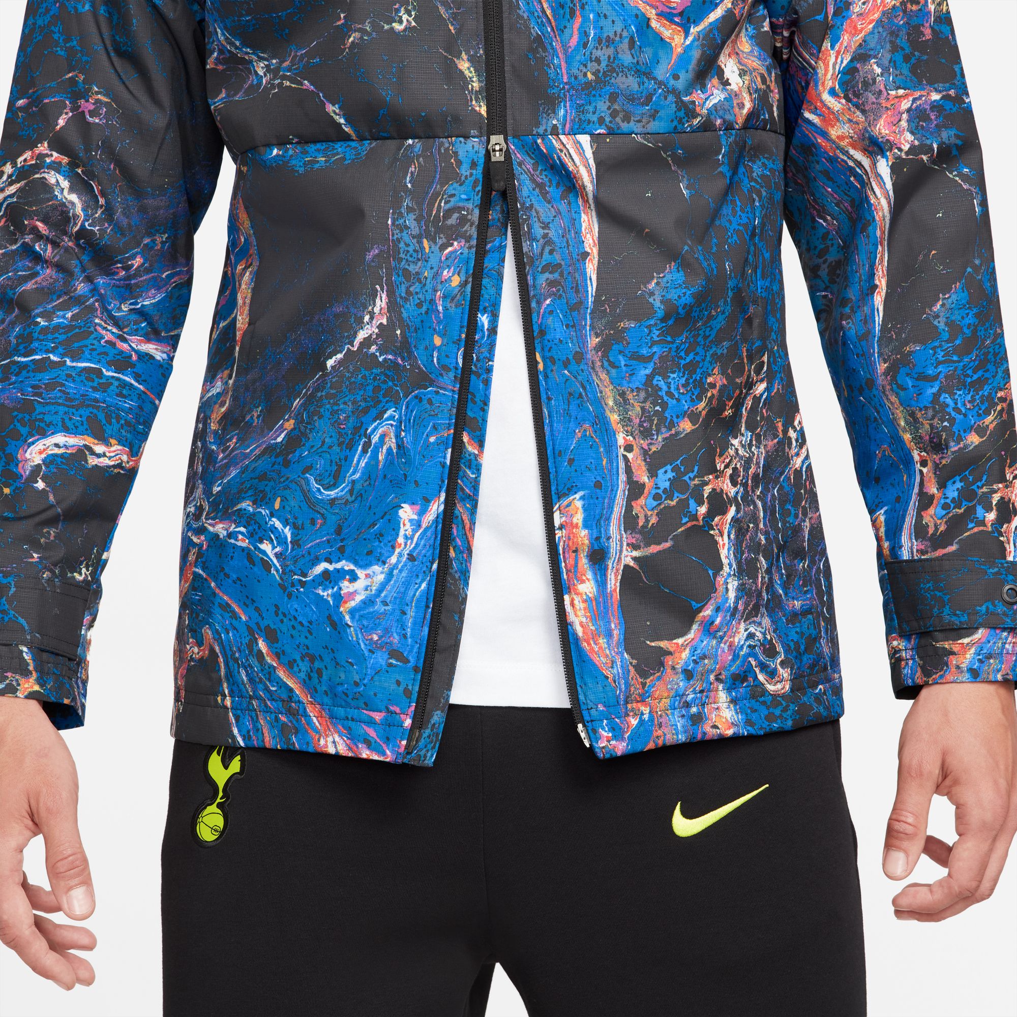 Nike Tottenham Hotspur Splatter Blue/Black AWF GX Jacket product image