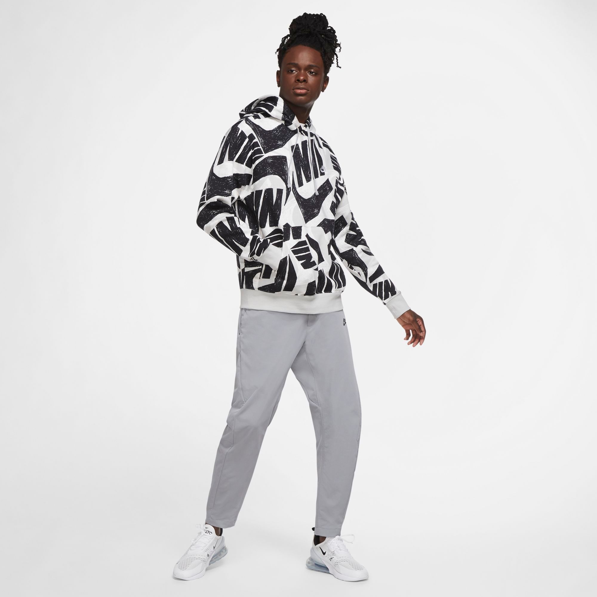 nike sportswear all over print track top