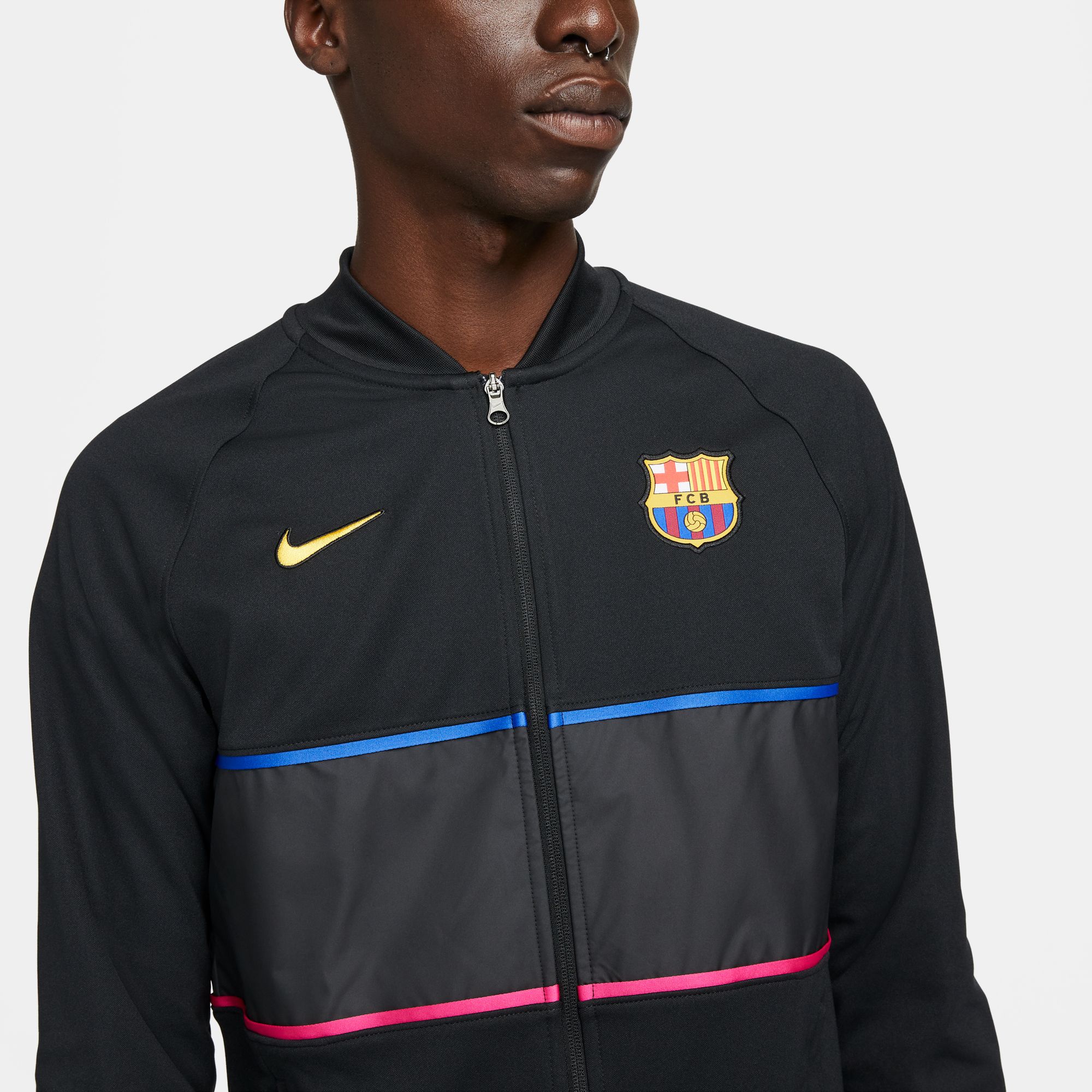 Nike FC Barcelona '21 Anthem Black Track Jacket product image