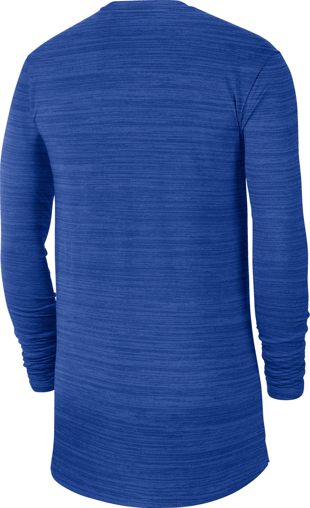 Nike Men's Kentucky Wildcats Blue Dri-FIT Velocity Football Sideline Long Sleeve T-Shirt product image