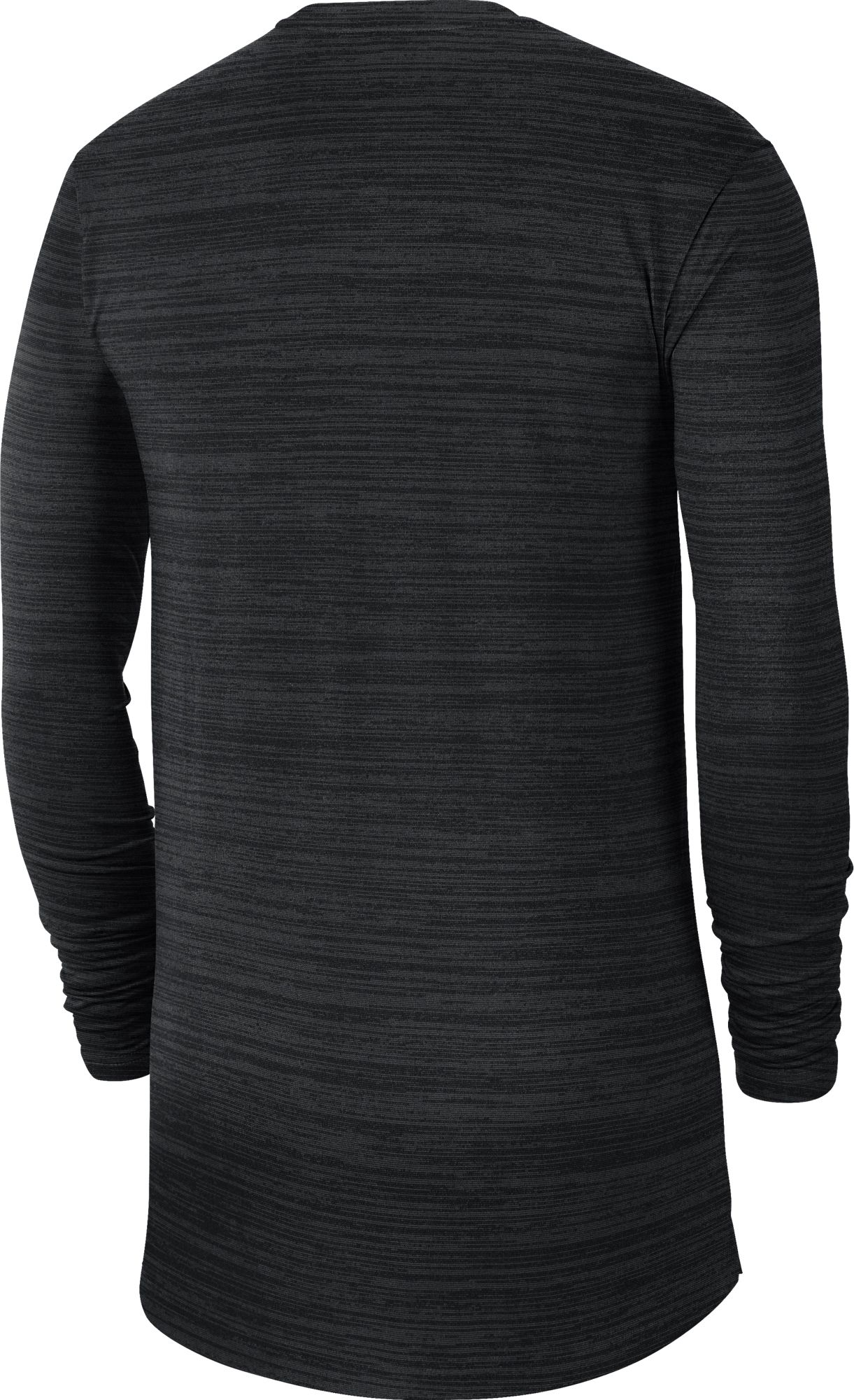 Nike Men's Texas Longhorns Dri-FIT Velocity Football Sideline Black Long Sleeve T-Shirt product image