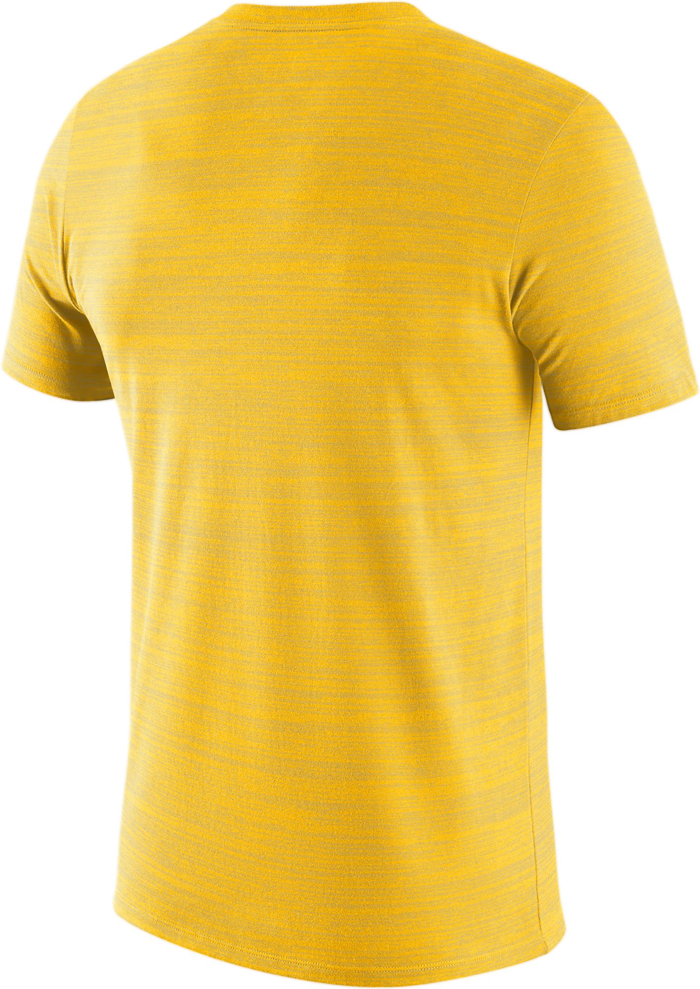 Jordan Men's Michigan Wolverines Maize Dri-FIT Velocity Football Sideline T-Shirt product image