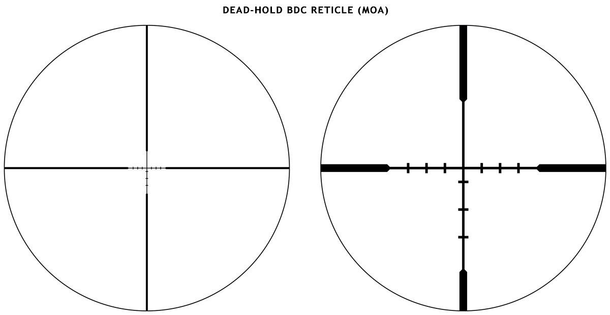 Vortex Diamondback 4-12x40 Rifle Scope with Dead-Hold BDC Reticle product image