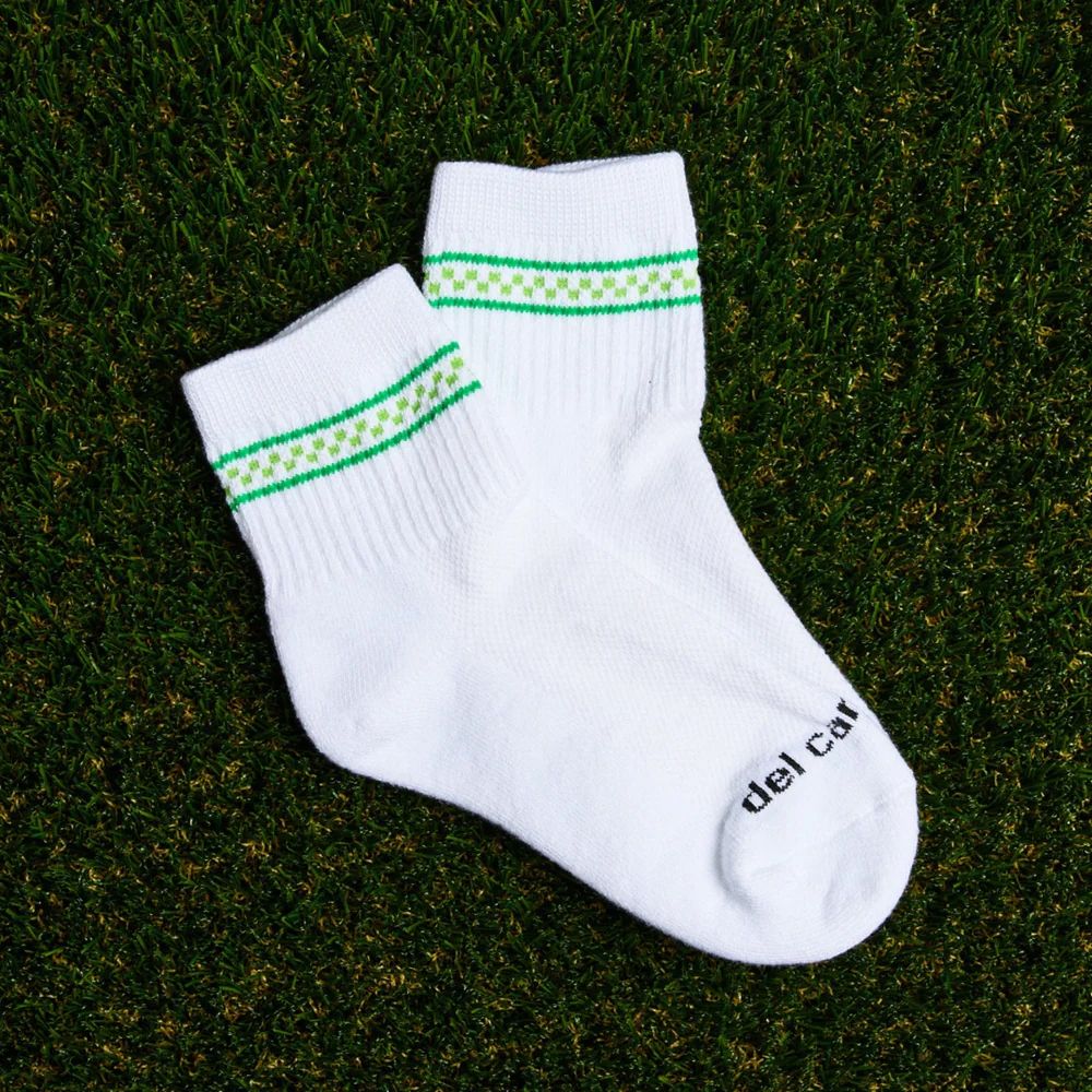 Del Campo Golf Checkered Stripes Golf Socks product image