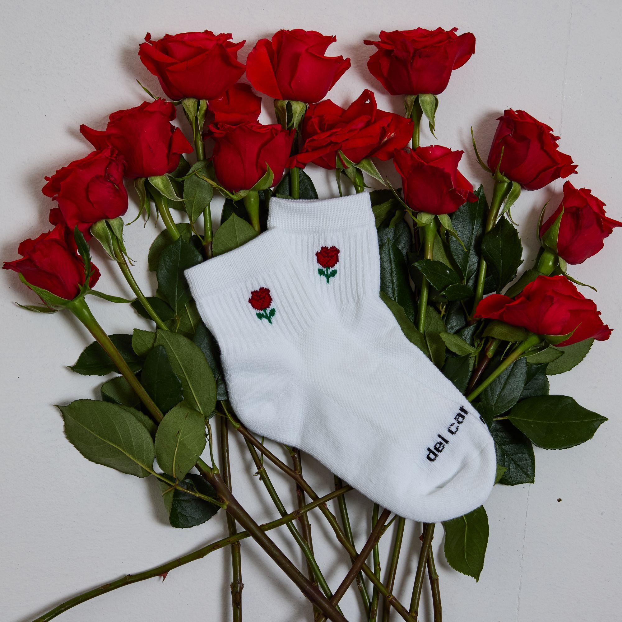 Del Campo Golf Rose Flower Golf Socks product image