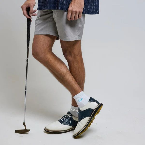 Del Campo Golf Scuba Blue Smiley Golf Sock product image