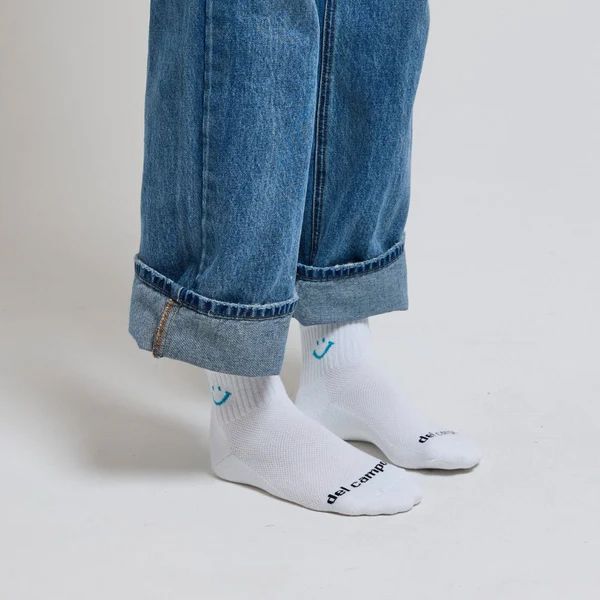 Del Campo Golf Scuba Blue Smiley Golf Sock product image