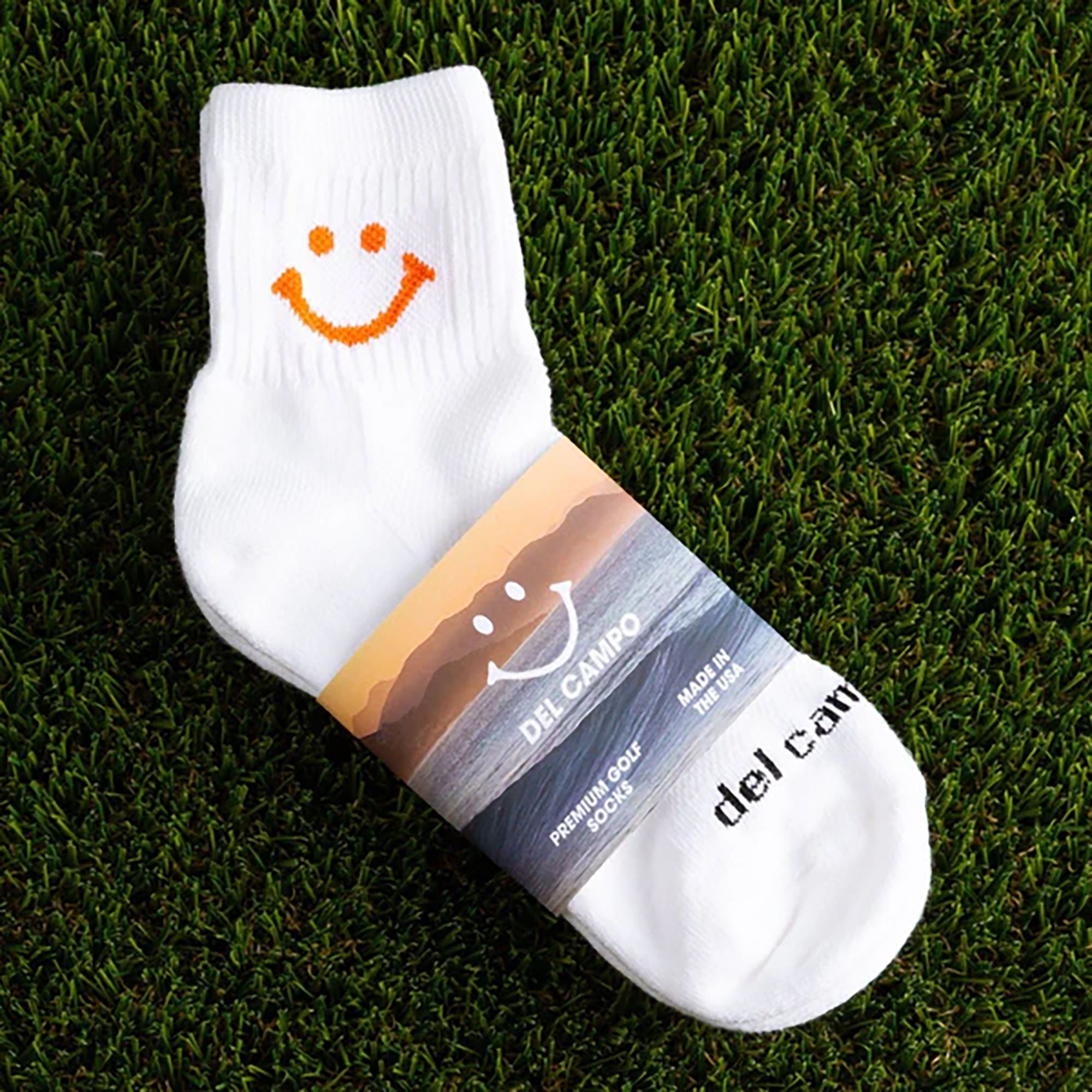 Del Campo Golf Smiley Golf Sock product image