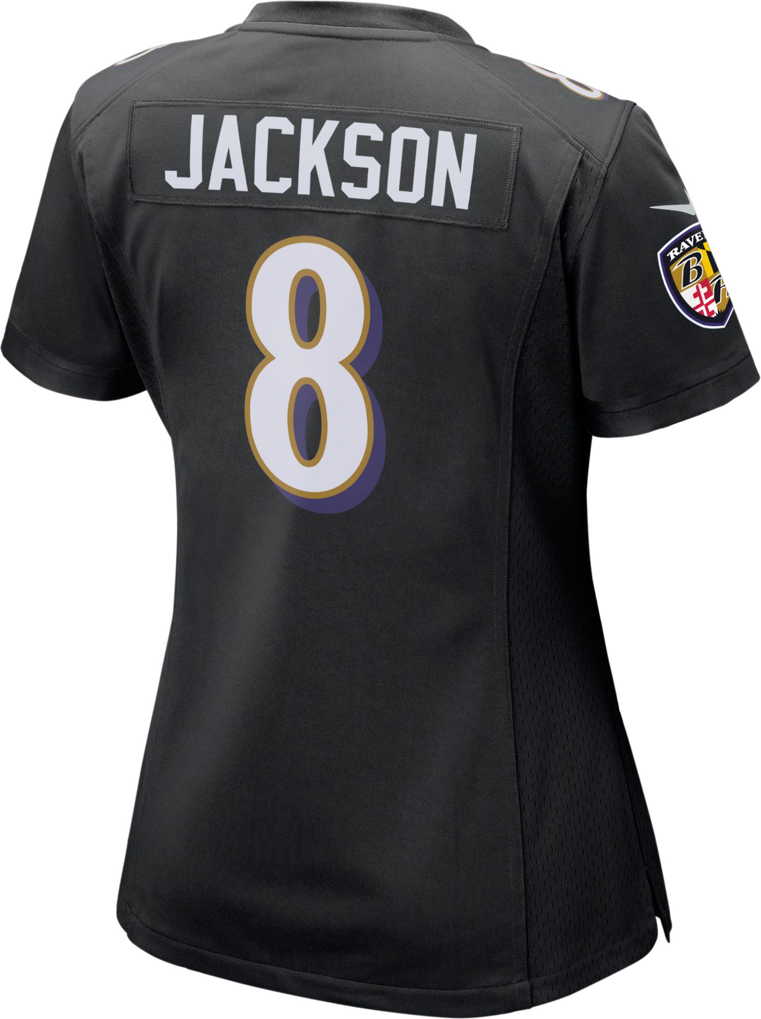 Nike Women's Baltimore Ravens Lamar Jackson #8 Black Game Jersey product image