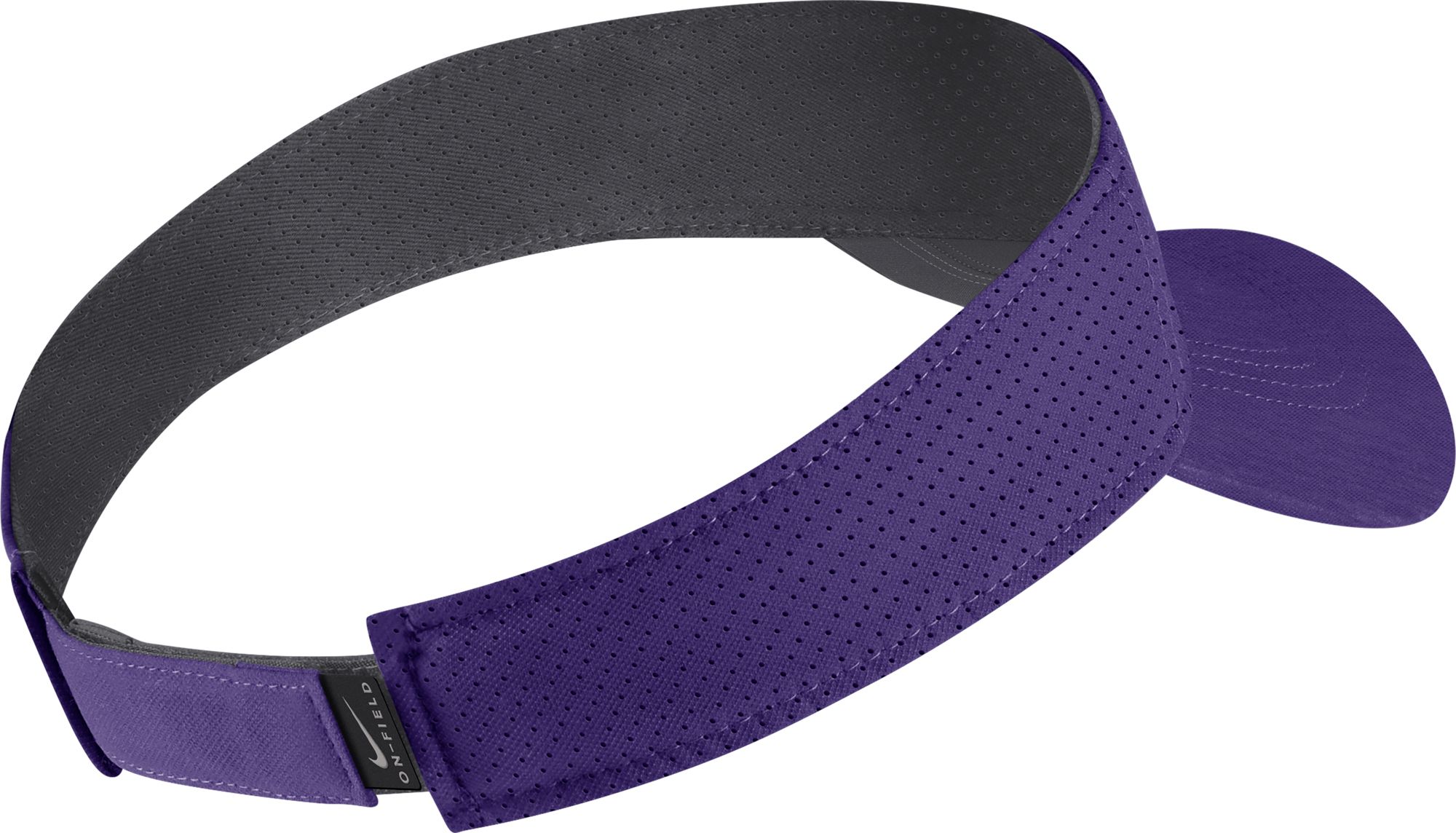 Nike Men's LSU Tigers Purple Aero Football Sideline Visor product image