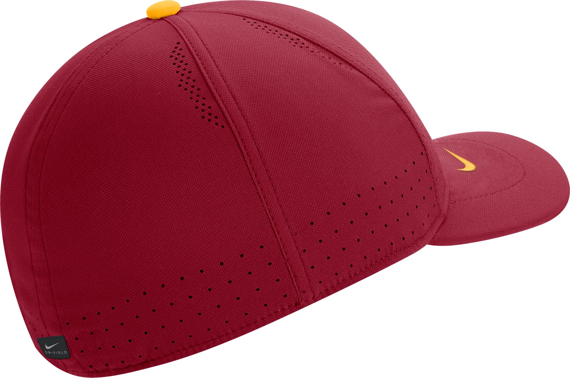 Nike Men's USC Trojans Cardinal AeroBill Swoosh Flex Classic99 Football Sideline Hat