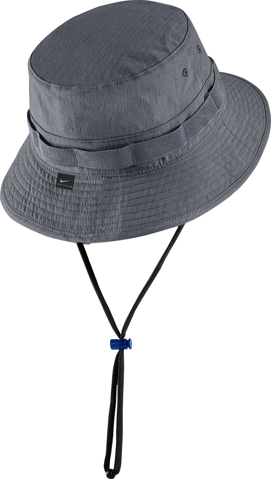 Nike Men's Duke Blue Devils Grey Dri-FIT Football Sideline Bucket Hat product image