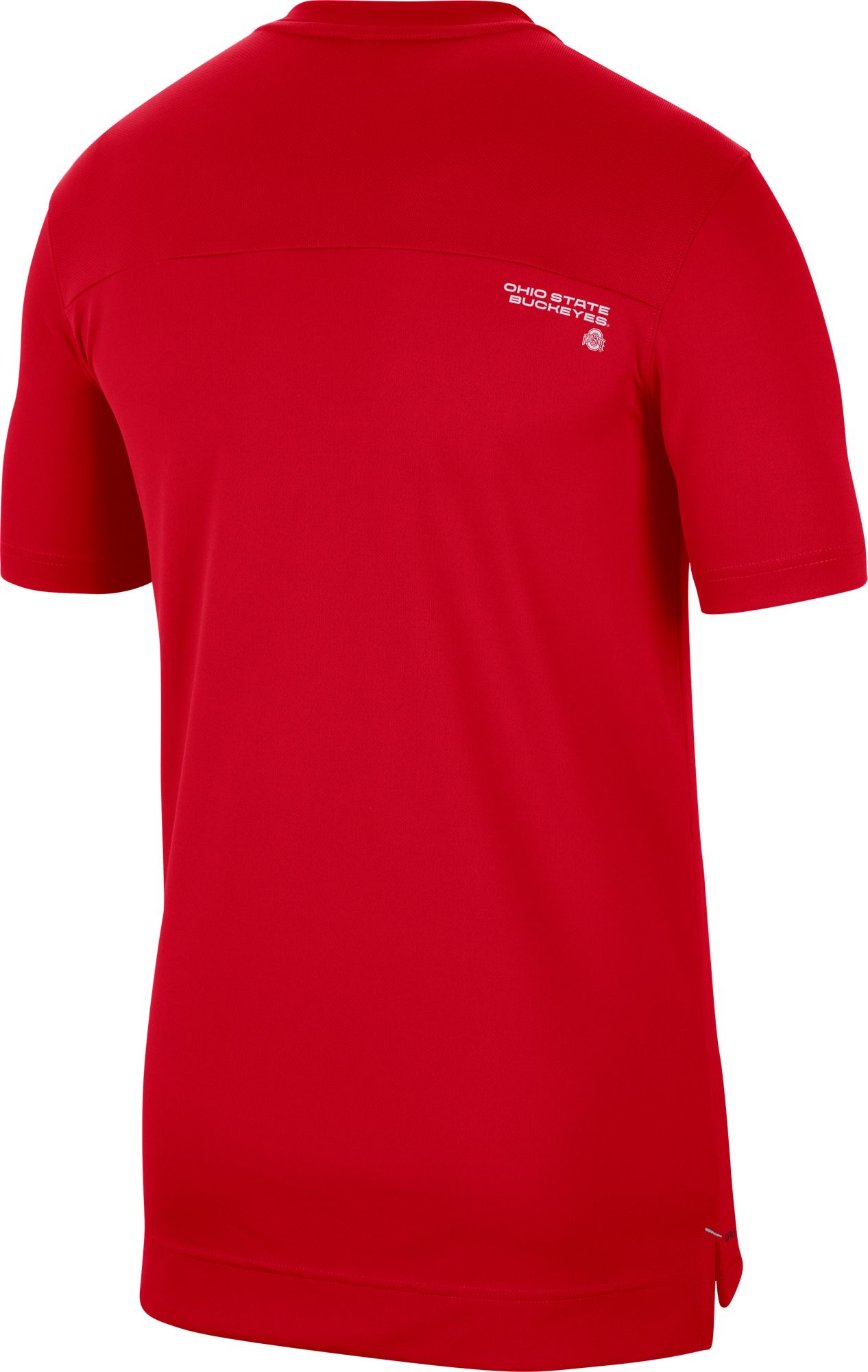 Nike Men's Ohio State Buckeyes Scarlet Football Sideline Coach Dri-FIT UV T-Shirt product image