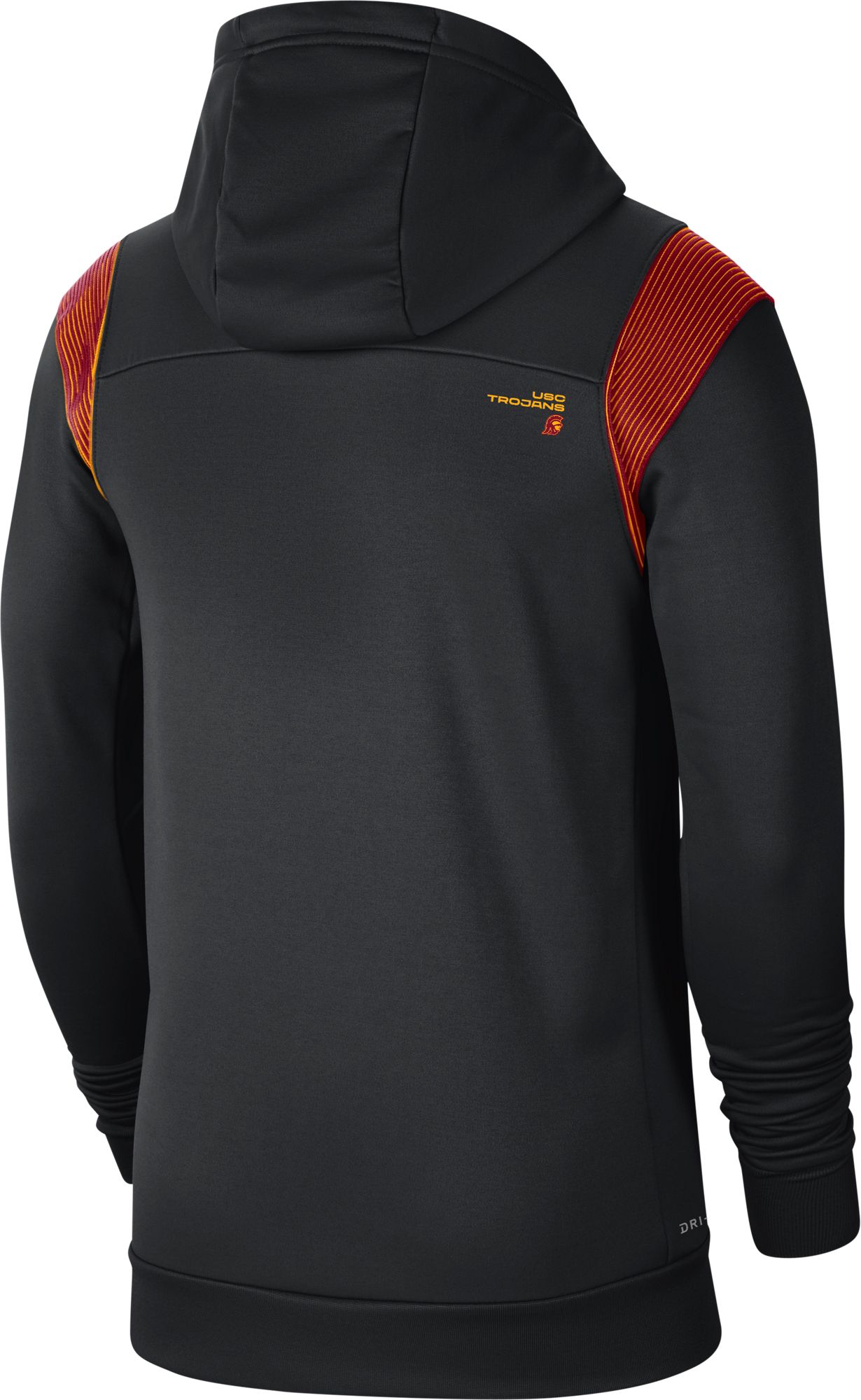 Nike Men's USC Trojans Black Therma Football Sideline Full-Zip Hoodie product image