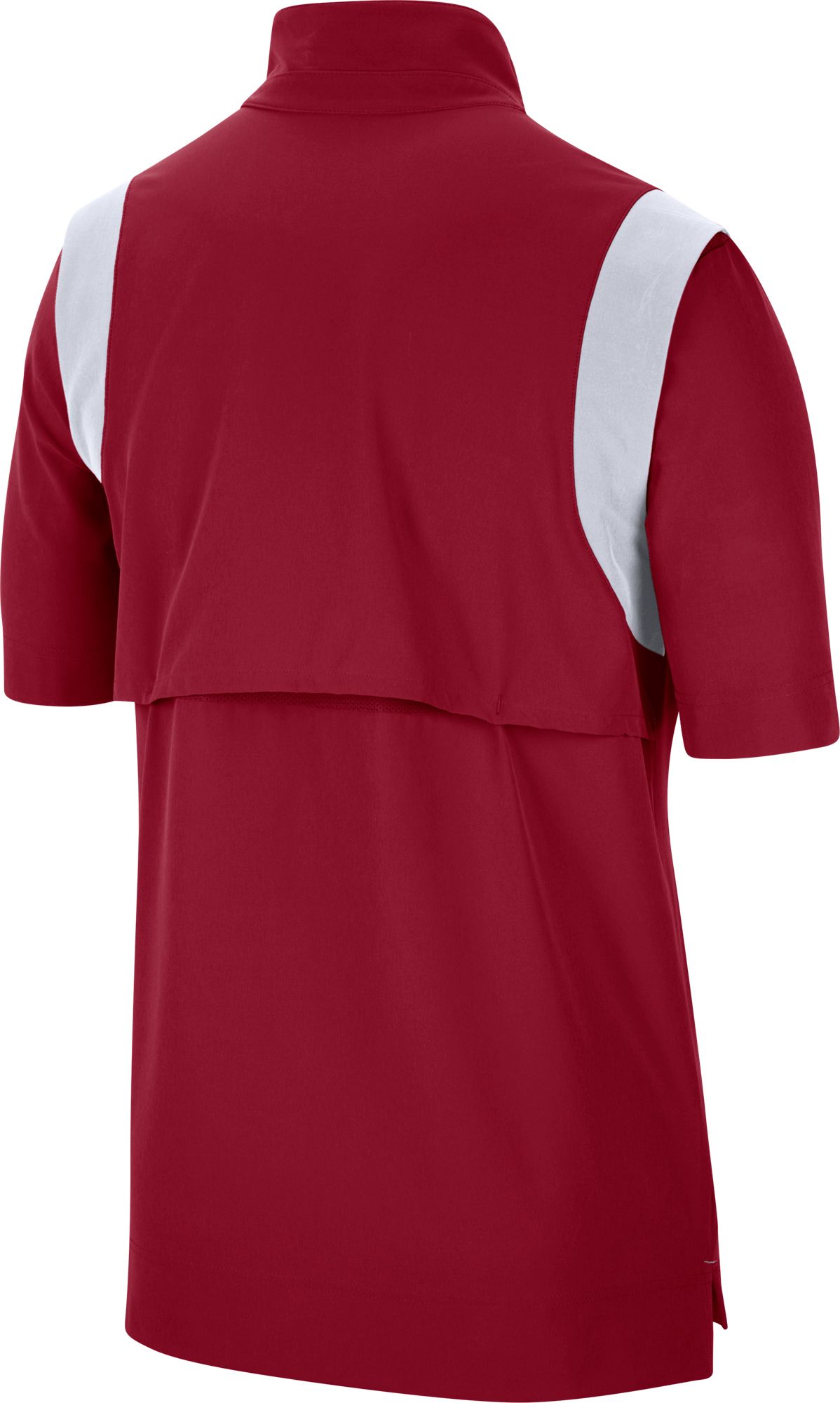 Nike Men's Alabama Crimson Tide Crimson Football Sideline Coach Short Sleeve Jacket product image
