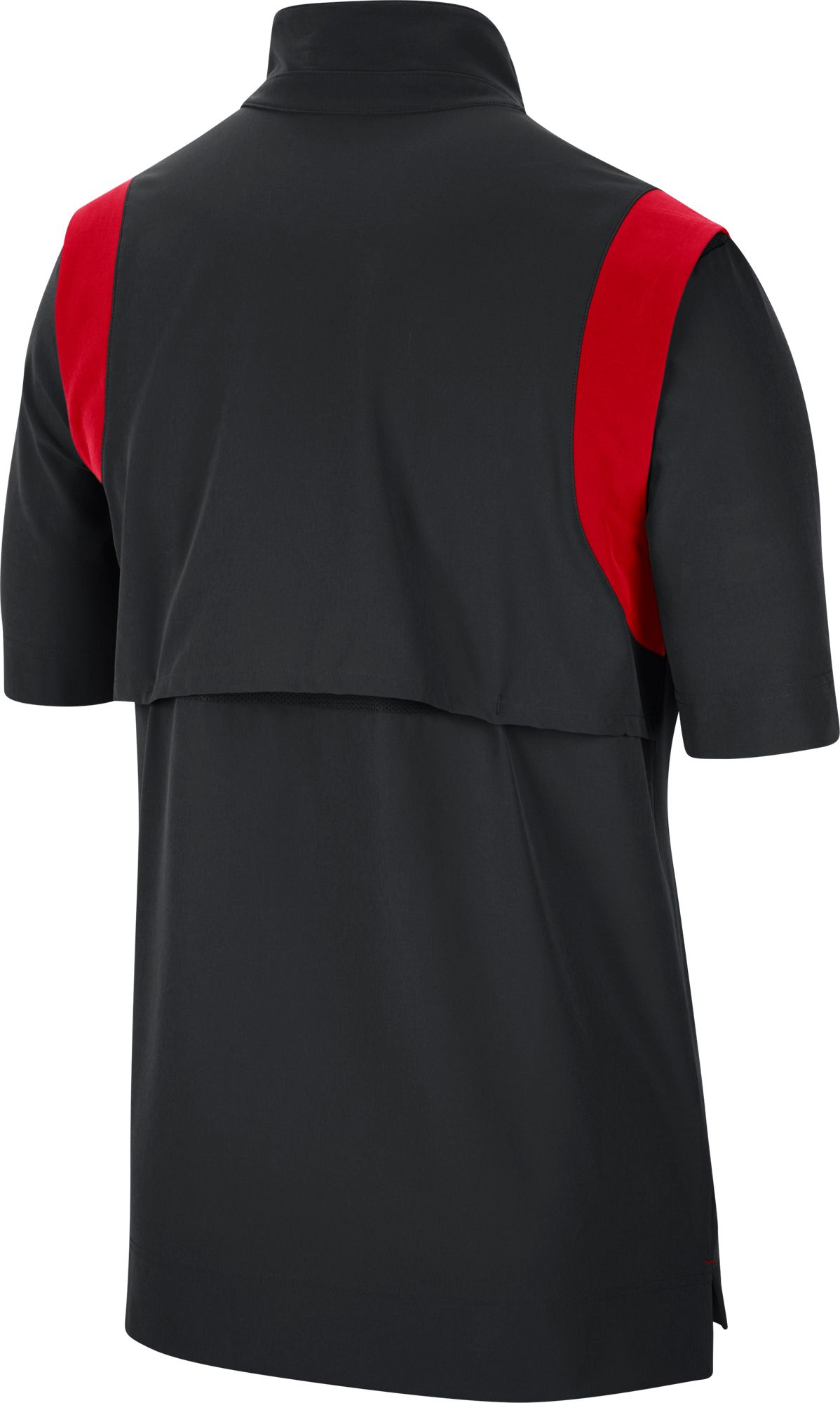 Nike Men's Georgia Bulldogs Football Sideline Coach Short Sleeve Black Jacket product image