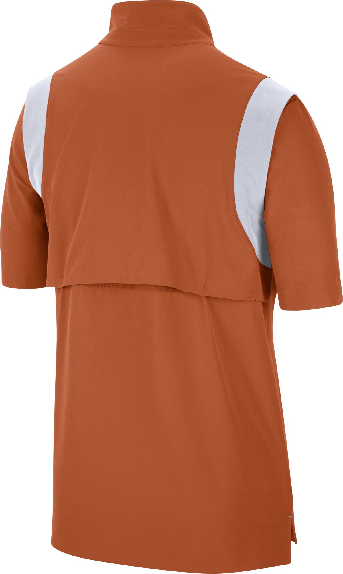 Nike Men's Texas Longhorns Burnt Orange Football Sideline Coach Short Sleeve Jacket product image