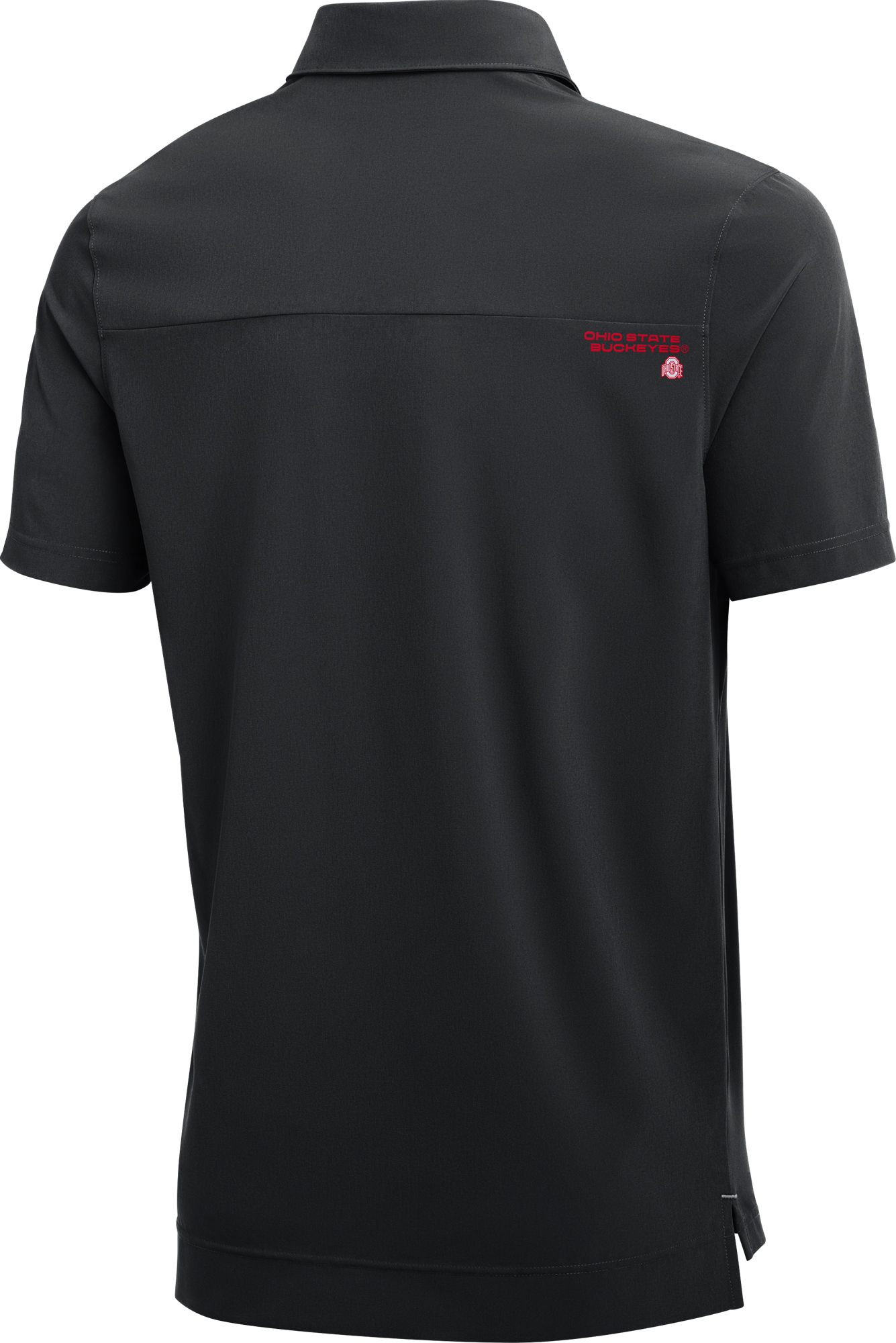 Nike Men's Ohio State Buckeyes Dri-FIT Football Sideline UV Black Polo product image