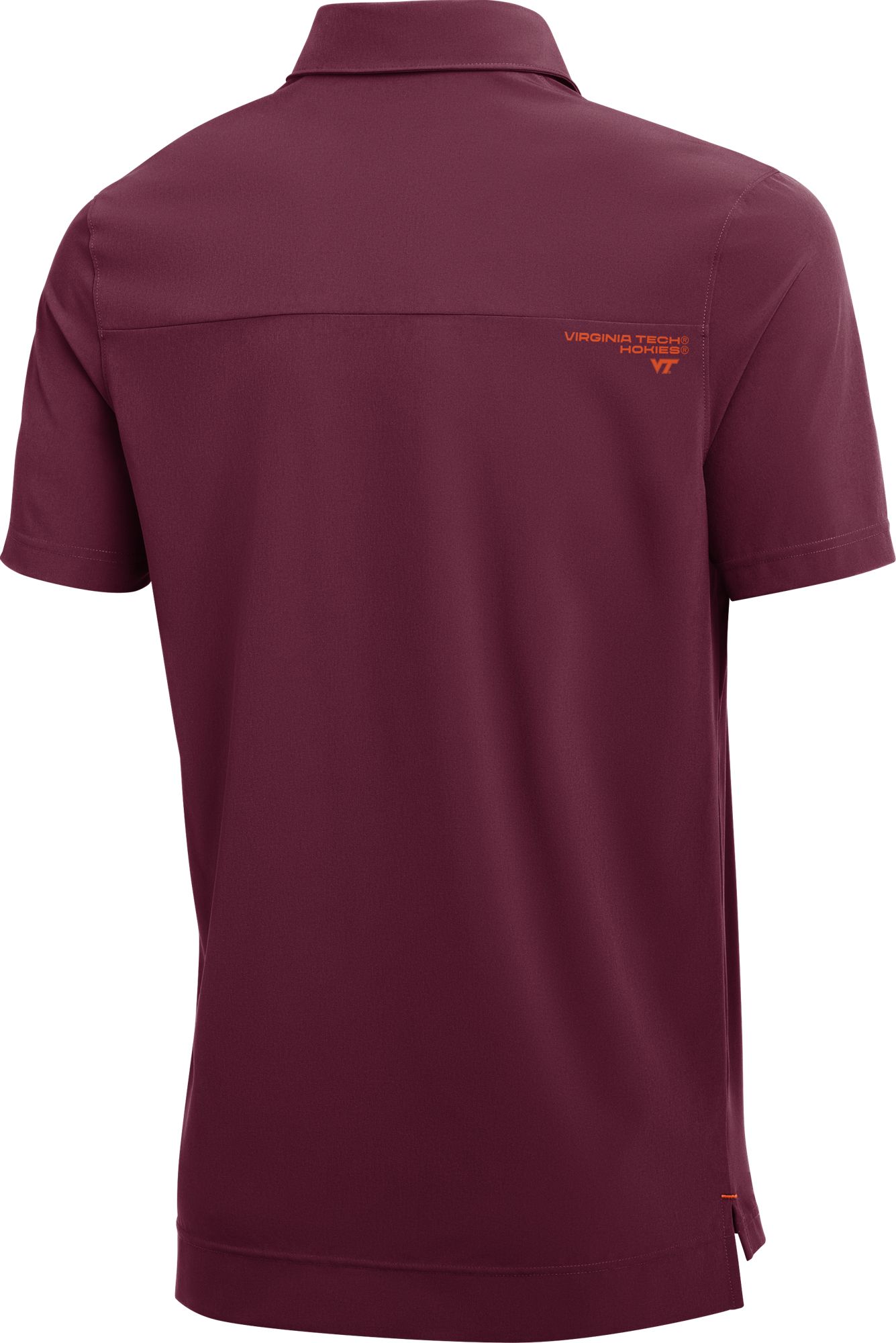 Nike Men's Virginia Tech Hokies Maroon Dri-FIT Football Sideline UV Polo product image