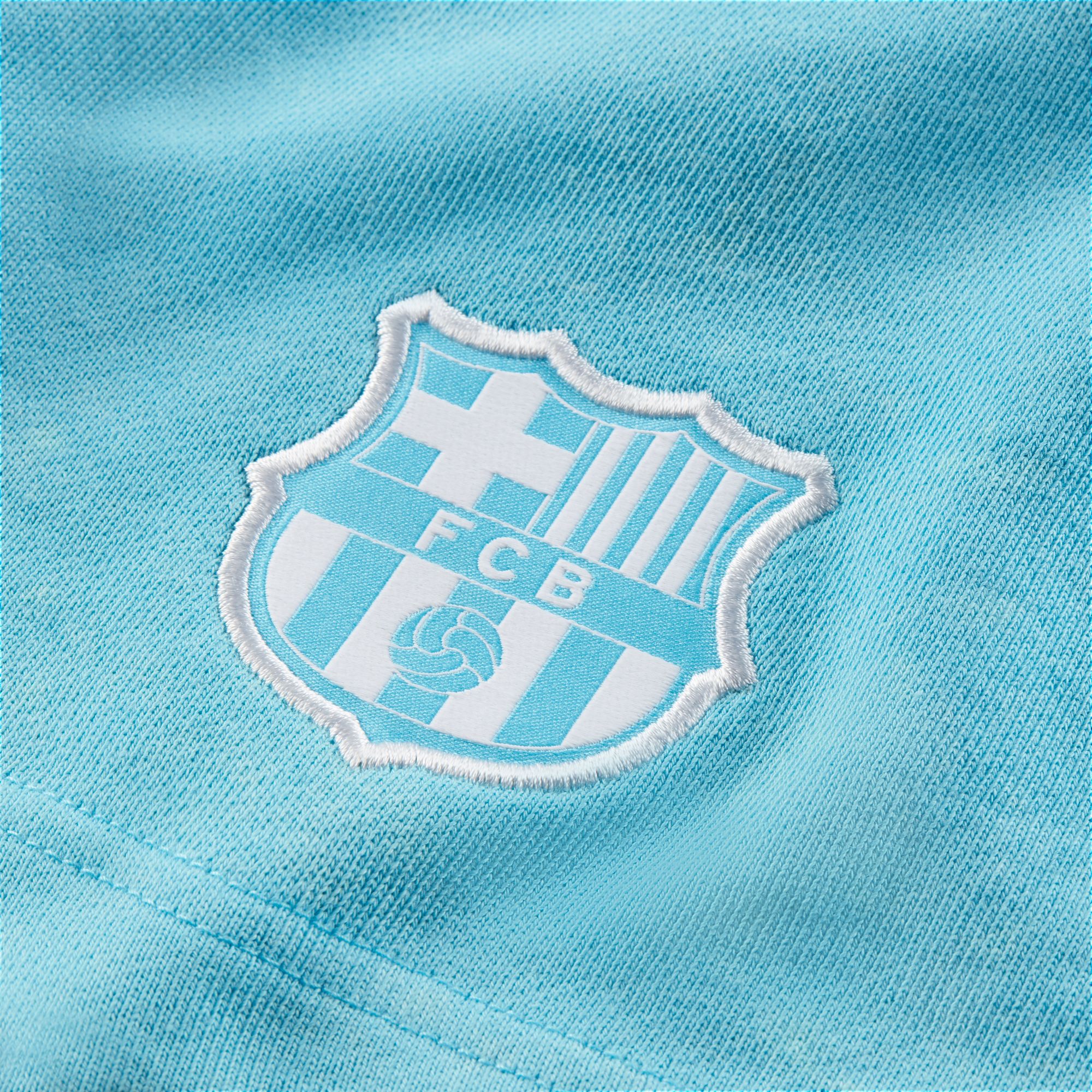 Nike Men's FC Barcelona Beach Wash Blue Shorts product image