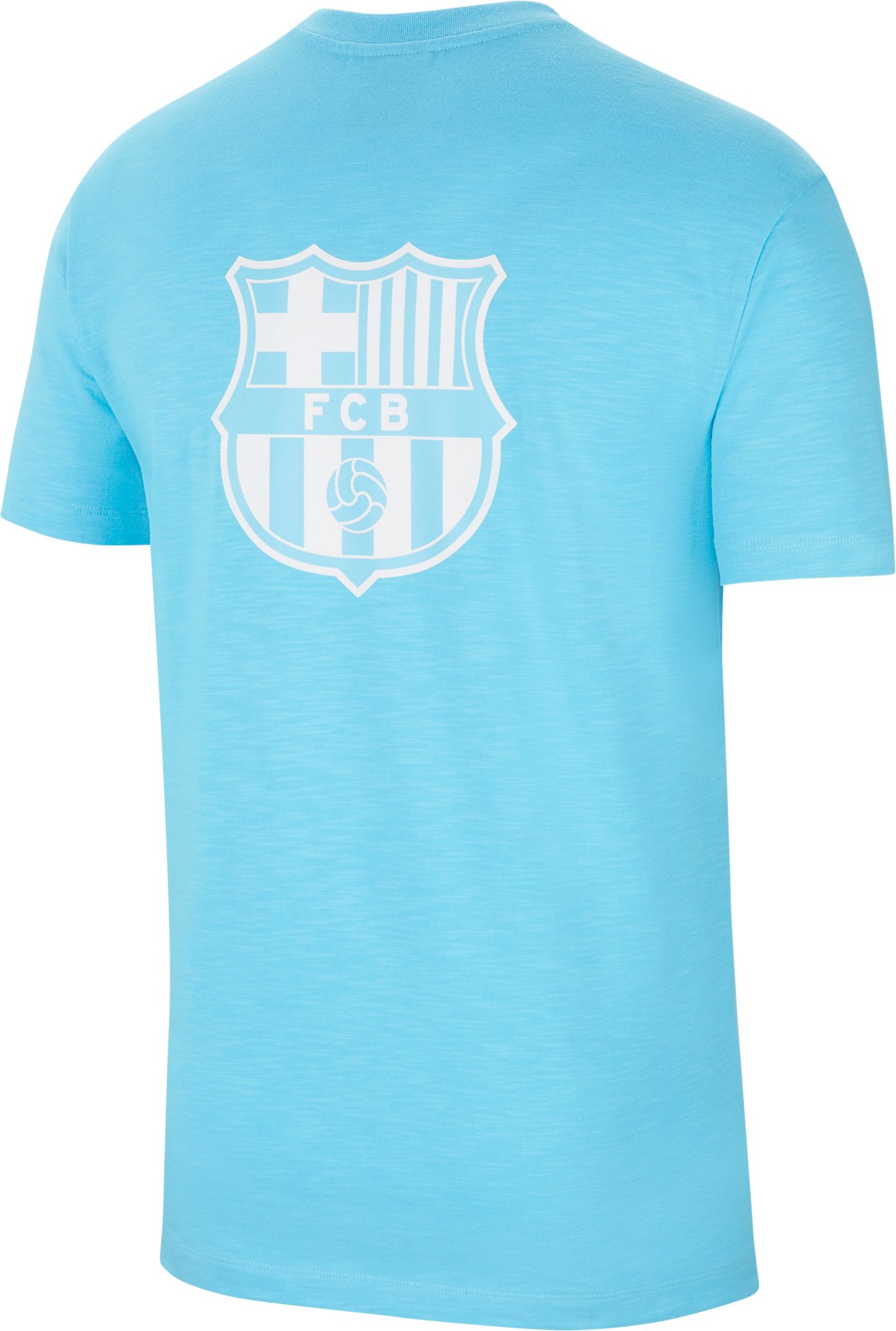 Nike Men's FC Barcelona Beach Wash Blue T-Shirt product image