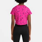 Nike Girls' Sportswear Swooshfetti Cropped T-Shirt product image