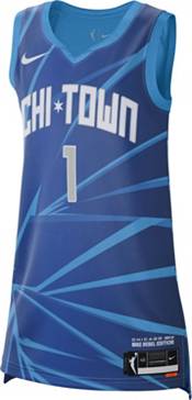 Nike Adult Chicago Sky Diamond DeShields Blue Replica Rebel Jersey product image